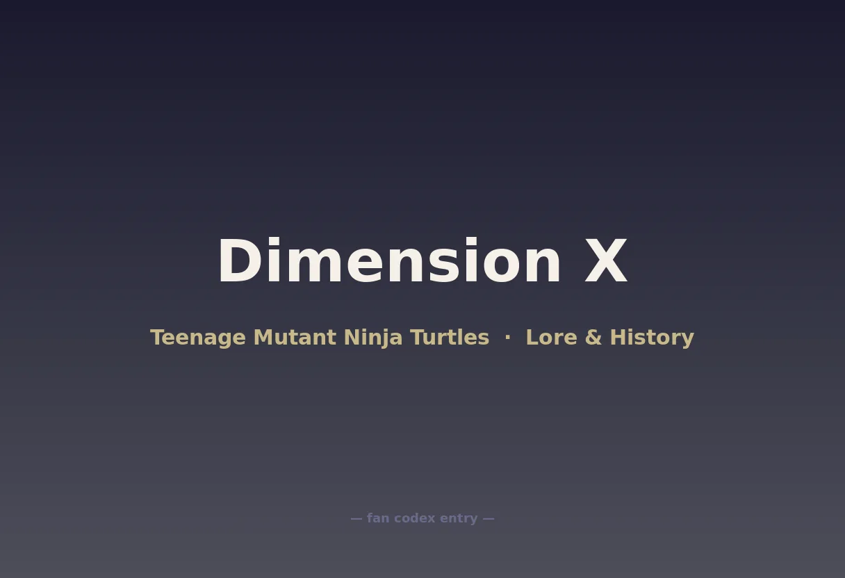 Dimension X