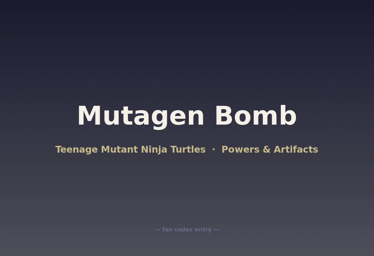 Mutagen Bomb