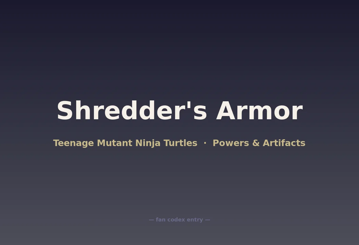 Shredder's Armor