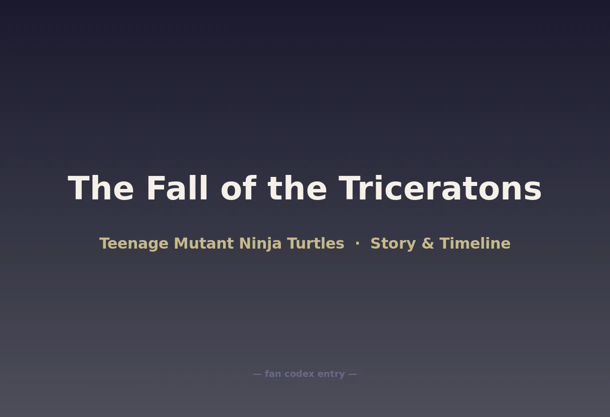The Fall of the Triceratons